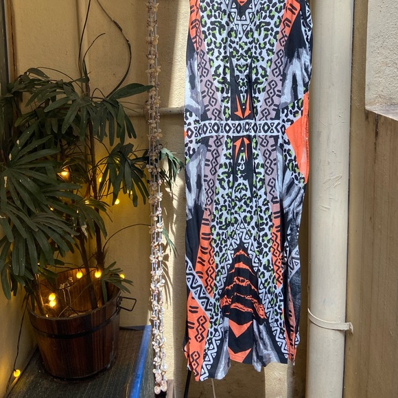 🛍️ Boho Side Cut Long Dress. Size - S - Picture 6 of 16